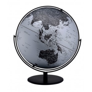 Brayden Studio 3D Mountain on Metal Frame Globe BYST7205